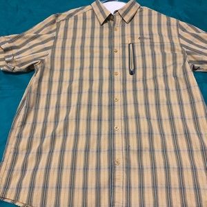 Colombia button down shirt with zipper pocket